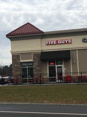 Five Guys Sutton Massachusetts Interior Night